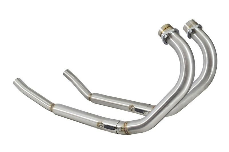 Polished Stainless steel front downpipes (pair) (1200)