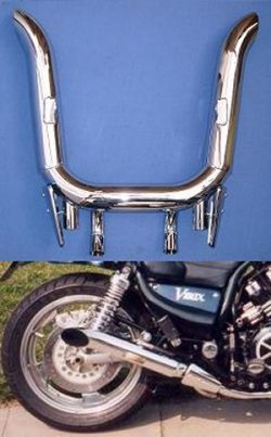 Marving Slash Cut '4-2' Chrome slip-ons (1200)